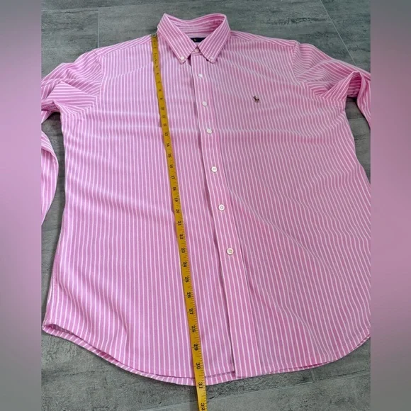 Ralph Lauren Men's Classic Fit Striped Stretch Oxford Shirt Size XL - Picture 11 of 17